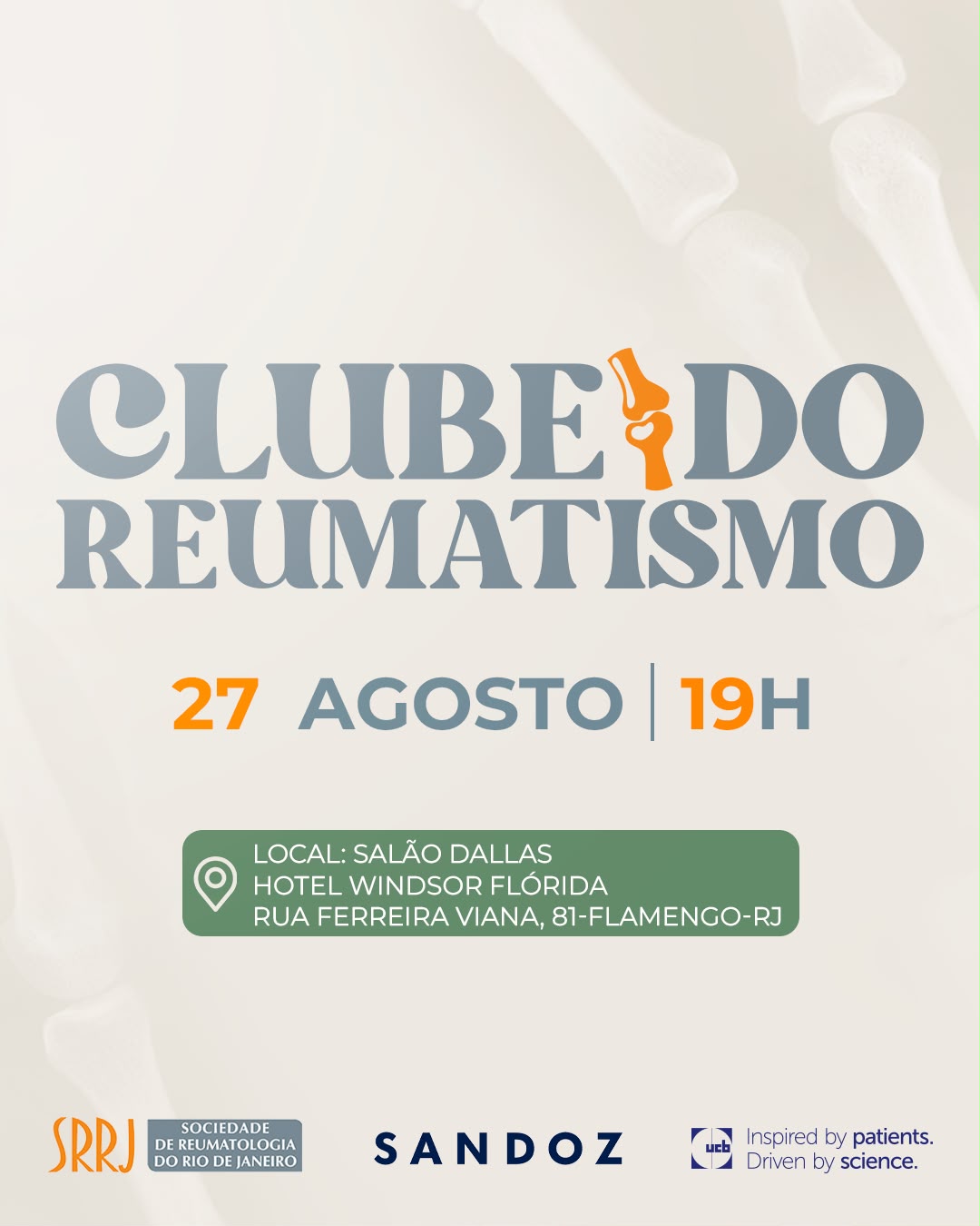 Clube do Reumatismo - Agosto 2026